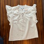 Intermix  Florance Flutter Sleeve Blouse‎ NEW With Tags - Size S. Photo 6