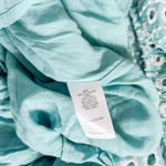 Altar'd State Altar’d State Turquoise Eyelet Halter Maxi Dress Photo 6