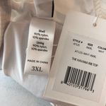 ANDIE  Swim The Havana Rib Bikini Top Removable Cups White 3XL Photo 6