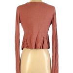 Wild Fable Pink V Neck Ribbed Top Photo 1