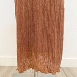 ASTR The Label Plisse Cap Sleeves Maxi Dress Nordstrom Party Minimalist Brown Photo 4