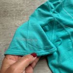 Icebreaker GT Rhythm Short Sleeves Cycling Jersey Top Sz M Merino Wool Teal Zip Blue Size M Photo 3