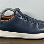 Cole Haan  Men's Grandpro Navy Blue Leather Tennis Shoes size 8 Photo 0