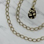 Gold Tone Chain Link Belt Teardrop Charm Festival Y2K Extra Small/Small (XS/S) ✨ Photo 2
