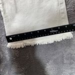 YMI Jeans YMI Women’s White Flare Jeans Size 5/27 Distressed Raw Hem Stretch Denim Photo 4