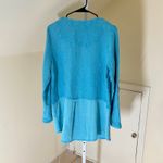 Soft Surroundings  EUC Women's Urban Escape Topper Jacket Turquoise Blue S Photo 4