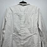 Chico's  Striped Shirt Women XL Cotton Stretch Business Casual Workwear Career Photo 6