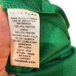 Trina Turk  Womens Solid‎ Green 3/4 Sleeve Tunic Shift Dress Size 4 Photo 1