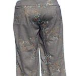 Cache Gray Blue Multi Stretch Work Crop Dress Pant New Embroidery $118 NWT Photo 5