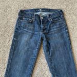 7 For All Mankind  Roxanne Slim Straight Jeans Size 27 Photo 2