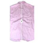 American Living  Pink Adjustable Sleeves Pockets Button Up‎ Linen Shirt LARGE Photo 11