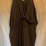 Just Be Gray Jumpsuit with V-Neck and Spaghetti Straps Photo 0