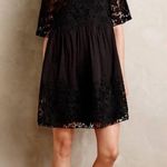 Anthropologie Holding Horses • Anthro Magnolia Lace Dress black cotton Vincennes Swing mini Photo 8