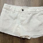 joe's jeans Joe’s Jeans White Eyelet Mini Shorts Photo 0