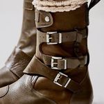 Free People 🆕  | WTF DUSTY BOOT | MUTED OLIVE | SIZE: 9 (EU 39.5) Photo 2