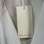 MELLODAY Vince Double Breasted Vest Womens L Cream Tie Belt Modern Timeless NEW Photo 8