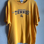 Adidas 💛 Arizona State Tennis Oversized Warm-up Graphic Tee Photo 0