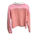 Pink Lily  JUMP RIGHT IN PINK COLORBLOCK QUARTER ZIP PULLOVER Size S Photo 7