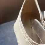 Bandolino  Size 9 1/2 Tan Nude Patent High Heel T-Strap Dress Sandals Man-Made Photo 5