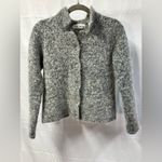 Croft & Barrow Vintage Wool Blend Sweater Jacket Grey Medium Petite Photo 1