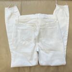 joe's jeans White Knee-Ripped Skinny Jeans Photo 2