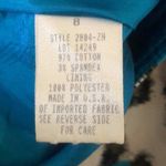 Donna Degnan animal print turquoise pencil skirt Women's Size 8 Black Photo 5