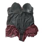 Swimsuits For All Wine Crochet Side Slit V Photo 8