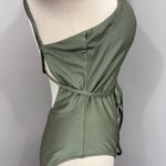 Aerie  Olive Ribbed One Piece Swimsuit Photo 6