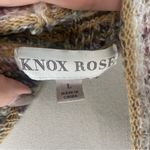 Knox Rose  Boho Striped Drape Open Front Cardigan Sweater Women’s Large‎ Photo 9