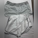 Nike ANTONIO MELANI AND Women's Athletic Shorts - Gray and white Photo 10