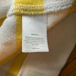 Vineyard Vines Women's Striped Quarter Zip Sweatshirt Size M Yellow Navy Blue Photo 10