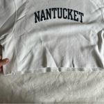 Champion  Reverse Weave Nantucket Cropped Sweatshirt Size Medium Photo 2