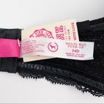 PINK - Victoria's Secret VS PINK Black Sequin Strapless Bra Photo 8