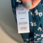 Christina B Teal Floral Tank Top Blue Size L Photo 8