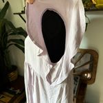 Pinkblush Women’s Lilac Purple Fluttersleeve Keyhole Maternity Shirt size Large Photo 2