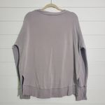 Athleta COASTER LUXE SWEATSHIRT Gray long sleeve top,sweater size L Photo 1