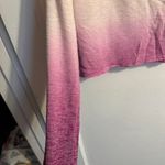 Arizona Jeans Ombre Pink Crop Long Sleeve Top Womens Size Medium Photo 3