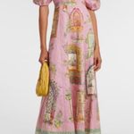 NWOT Alemais Elegant Pink Printed Maxi Dress Size 4 Photo 5