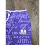 Nba  Los Angeles Lakers Sweatpants Wide/Straight Leg Purple Gold Medium Photo 1
