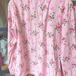 Amazon Classic Whimsy Pajamas Set Bows Coquette floral roses long sleeve pants henley Photo 4
