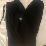 Alo Yoga Black Alo Sweatpants Yoga Photo 0