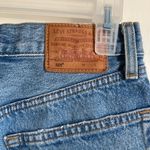 Levi's 🌸Levi’s 501 Light Wash Distressed Ripped Raw Hem Premium Denim Shorts #O Photo 8