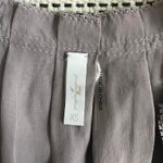 7 For All Mankind Lilac Silk Pleated Tank XS Photo 3