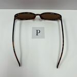 90s style small oval leopard sunglasses Brown Photo 3