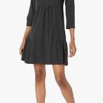 Lucky Brand  Women's Black Pleated Scoop Neck Mini Dress Size S. NEW Photo 0