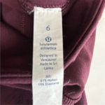 Lululemon High-Rise Reveal 7/8 Tight Leggings Dark Adobe Red Size 6 Yoga Running Photo 8