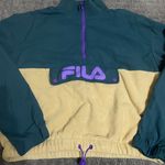 FILA UO Exclusive Una Sherpa Anorak Jacket Size S Photo 5