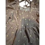 SheIn MOD Plus Floral Print Sweetheart Neck Lantern Sleeve Dress Sz 4XL in apric Photo 6