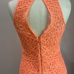 Lilly Pulitzer  Neon Orange Crochet Lace Jaimie Shift Sheath Dress Jamie Size S Photo 6