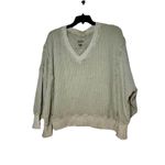 American Eagle  Lumberjane Women's M "Seriously Lived In" Waffle Knit Sweater Photo 1